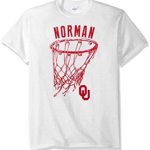 NORMAN Oklahoma  Basketball Net Drop  T Shirt NEW